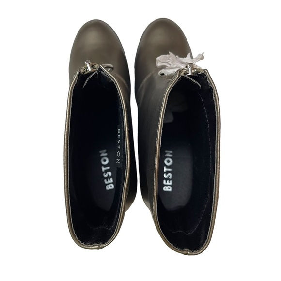 NEW Beston Pewter Gray Front Zip Boots - Size 8.5 - Picture 5 of 7